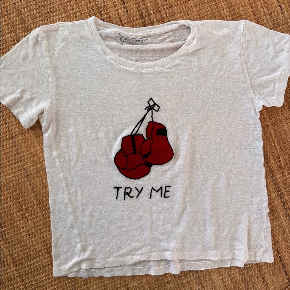 Banner Day Linen Tee